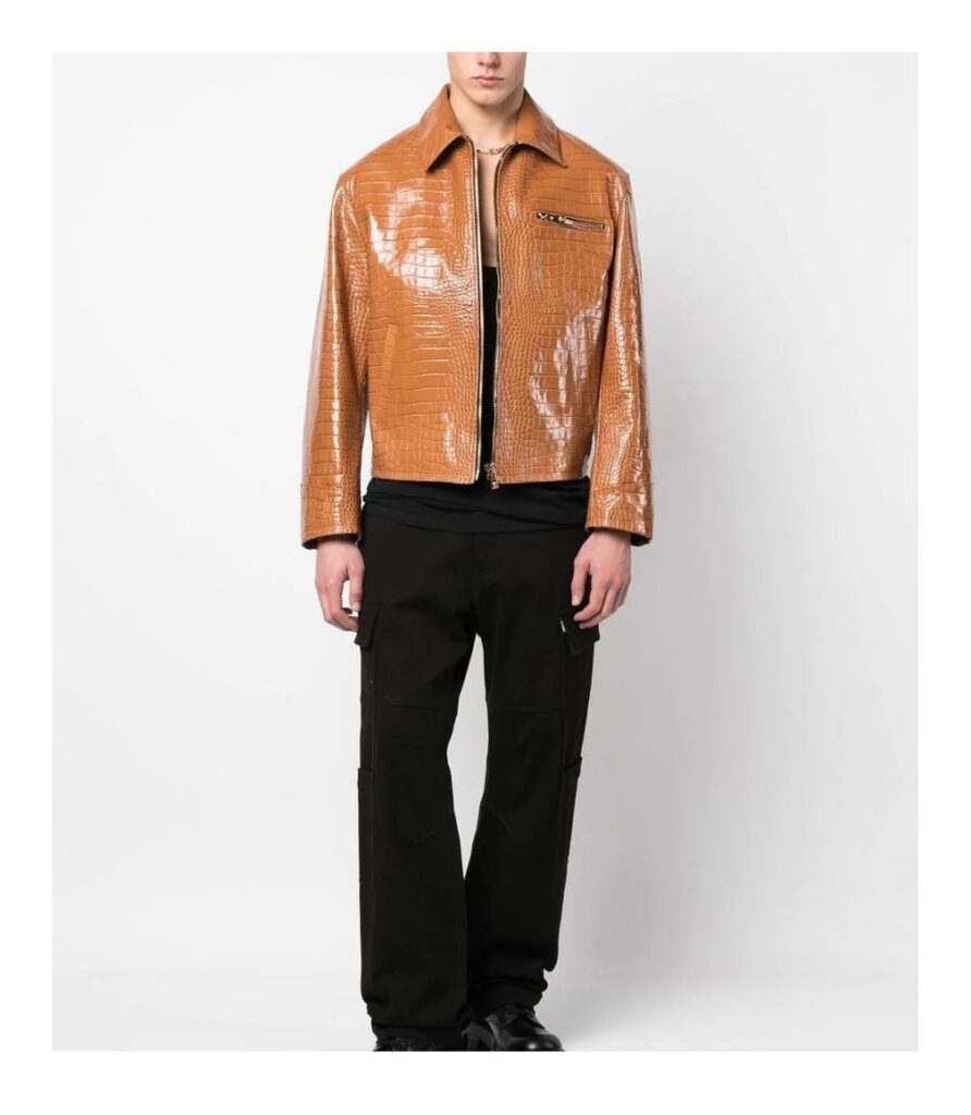 Men's Leather Jacket HS-405 SL