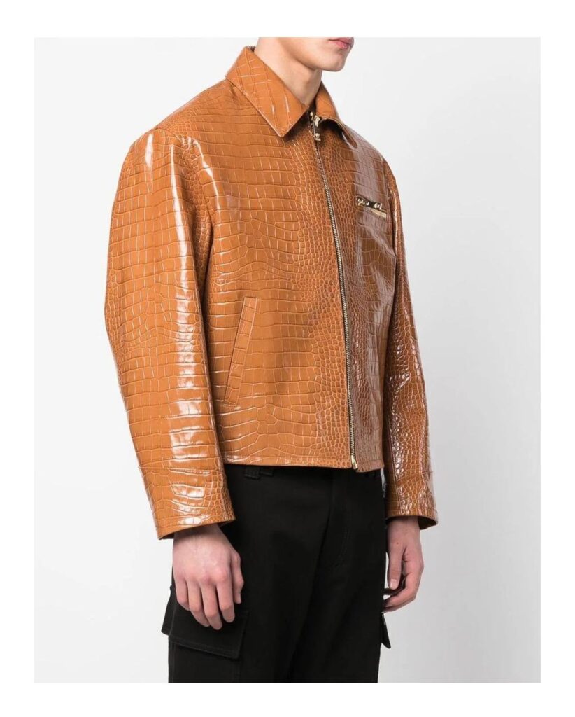 Men's Leather Jacket HS-405-SL
