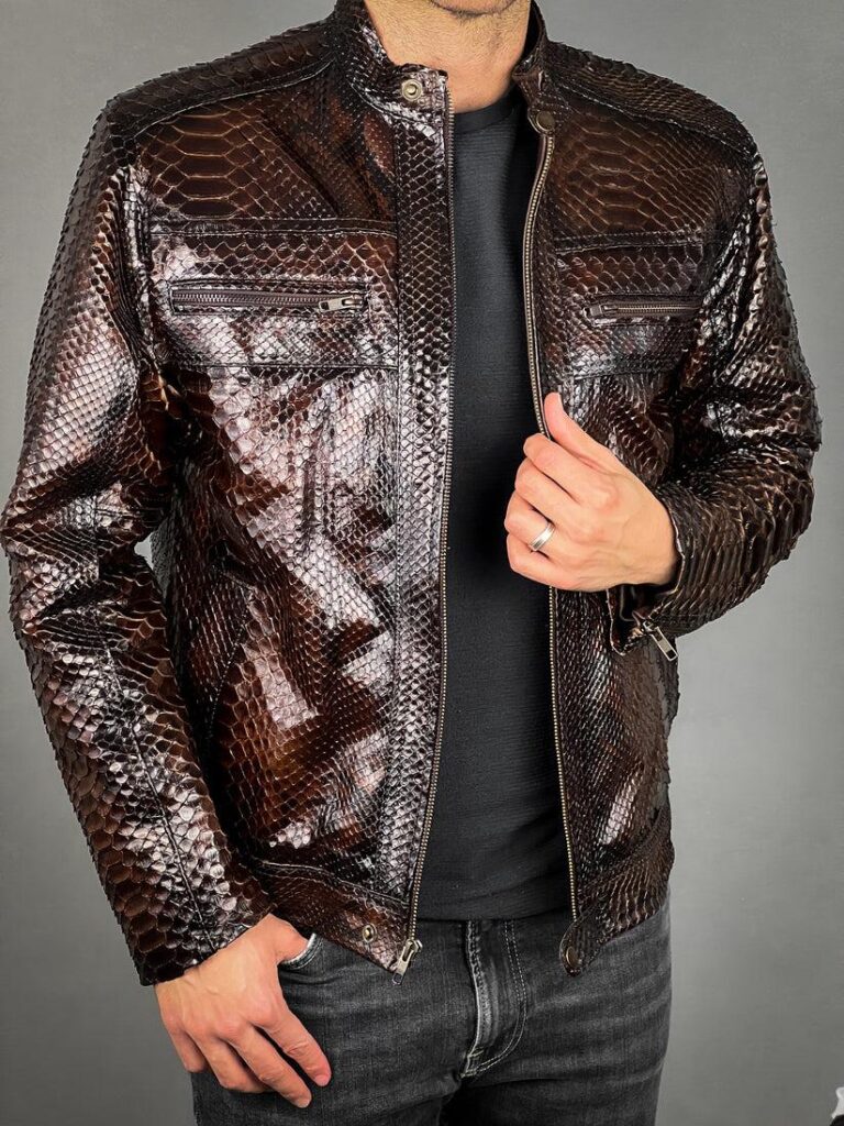 Men's Leather Jacket (HS-406 SL)