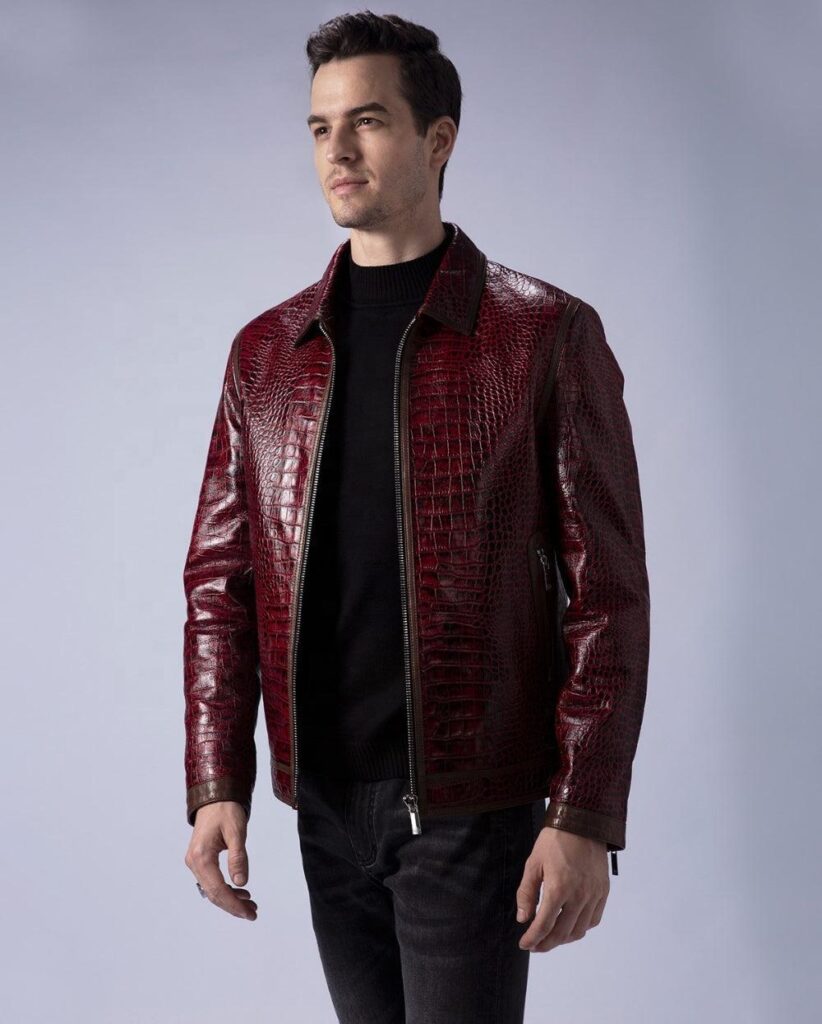 Men's Leather Jacket (HS-408 SL)