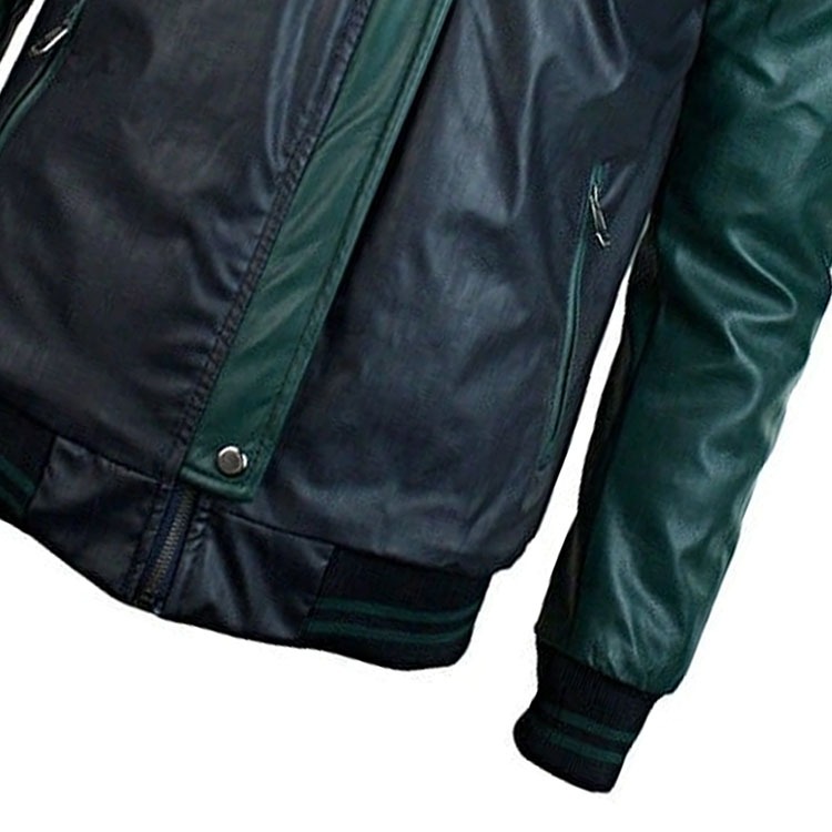 Men's Leather Varsity Jacket (HS-503 SL)