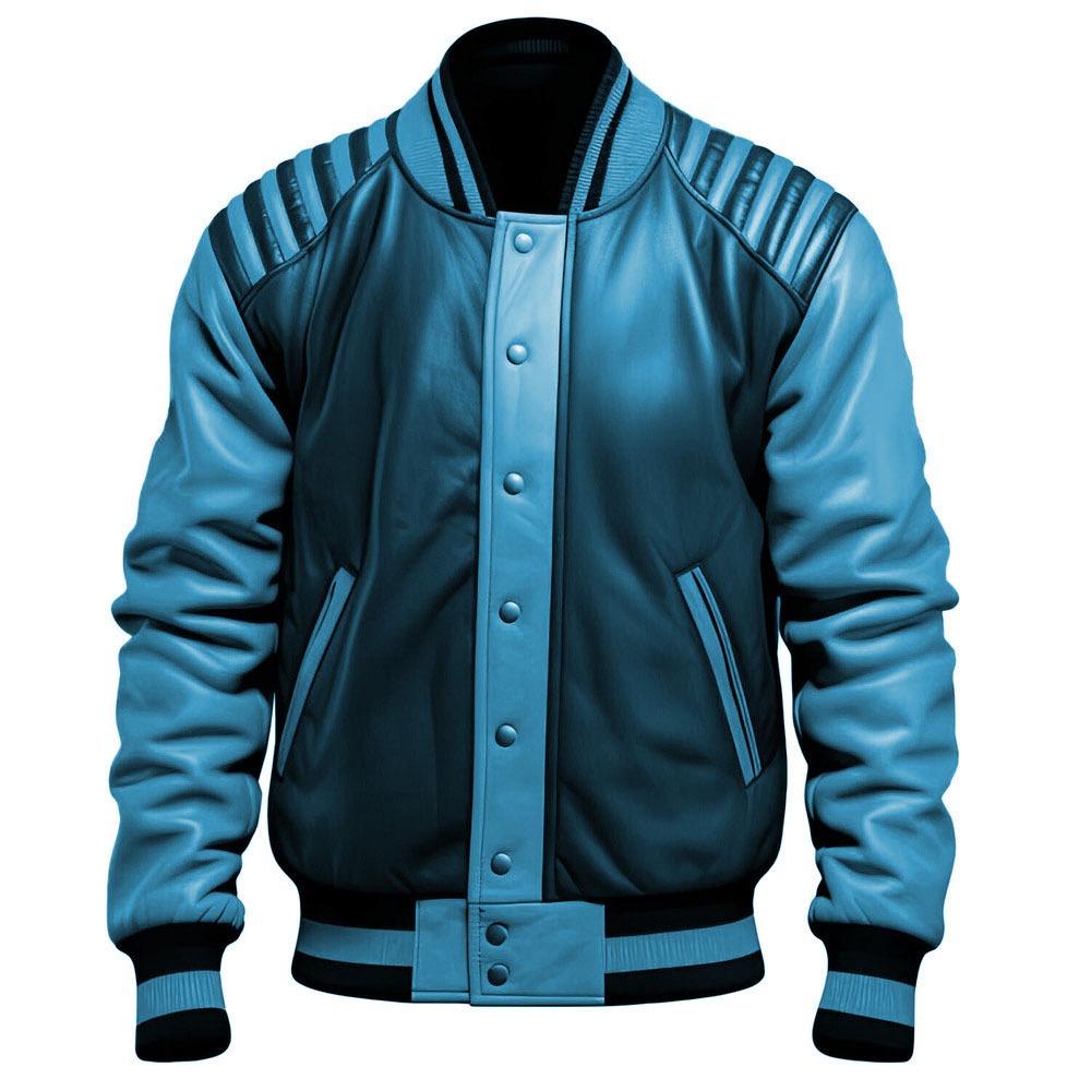 Men's Leather Varsity Jacket (HS-502 SL)